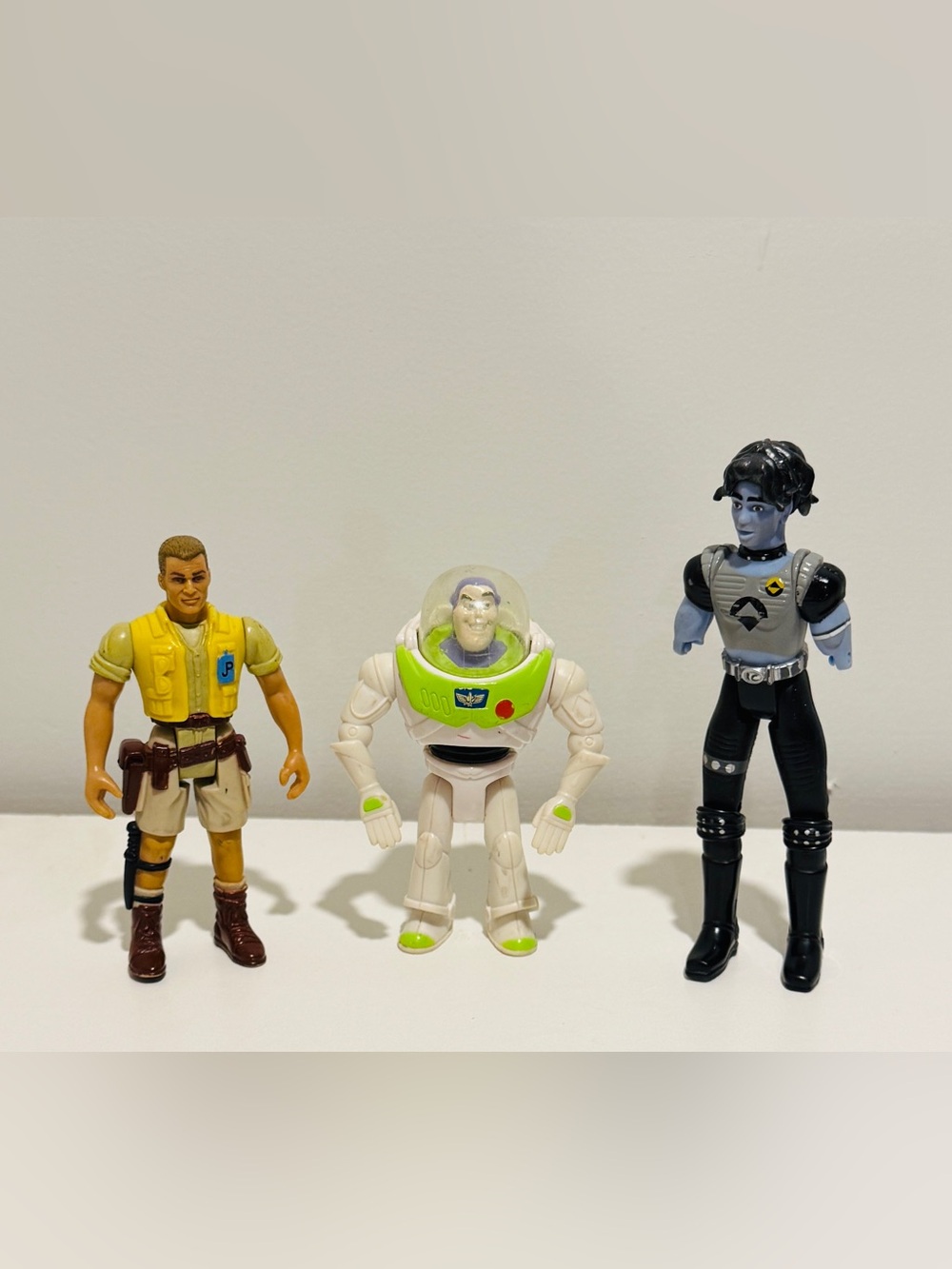 Vintage 90s Action Figure Lot - 1993 Kenner Jurassic Park, Toy Story, ReBoot⁠